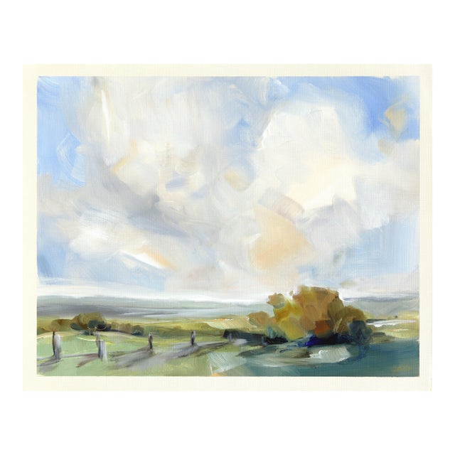 Landscape Study 253 - Earthy Mixed Media Painting on Canvas Paper Original Artwork by Jodi Miller For Sale