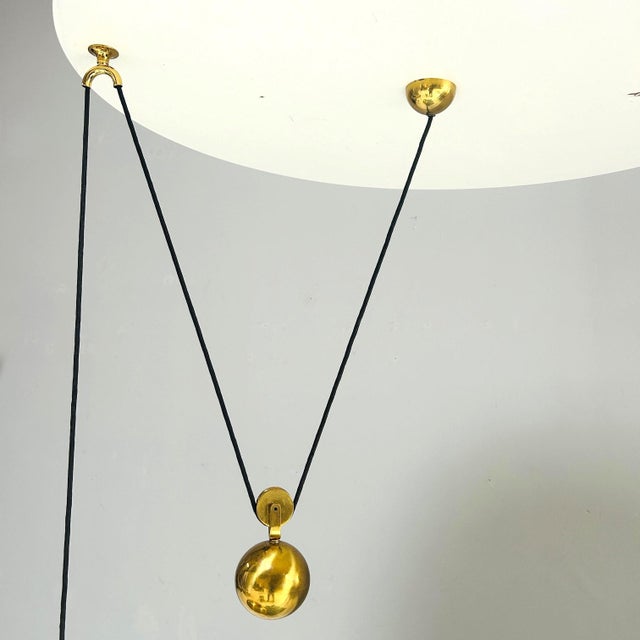 Pendant Lamp with Side Pull from Florian Schulz, 1980s For Sale - Image 4 of 9