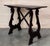 Late 19th Century Antique Spanish Ebonized Baroque Side Table with Lyre Legs, 1890 For Sale - Image 5 of 13