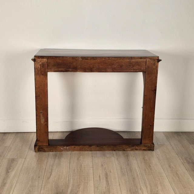 Baltic Neoclassical/Biedermeier Mahogany Console, Sweden Circa 1830 For Sale - Image 4 of 10