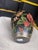 2000 - 2009 A Floral Vase Black Gold Trim Accents Home Decor Collectable For Sale - Image 5 of 7