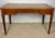 Elegant Early 20th Century Writing Desk With Brass Details and Three Drawers For Sale - Image 14 of 14