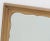 Rectangle French Provincial mirror with scalloped edge design.