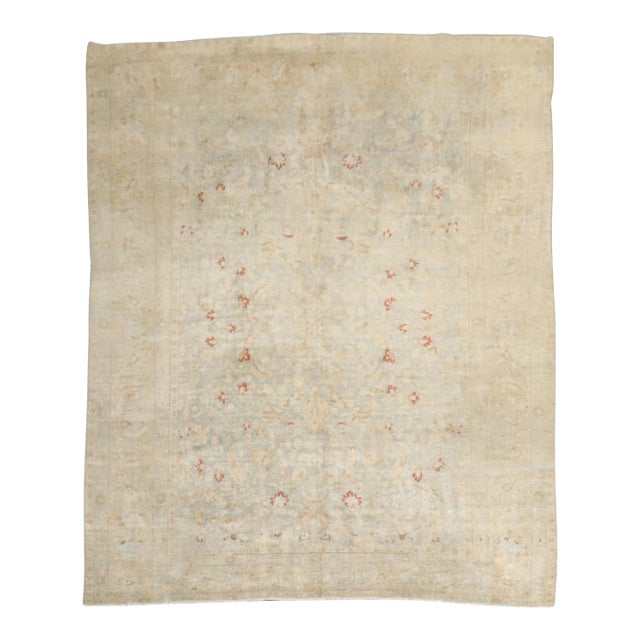 Early 20th Century Zabihi Collection Persian Meshed Room Size Rug - 8' x 9'7" For Sale