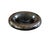 Mid-Century Modern Space Age Blue Iridescent Ceramic Ashtray / Vide Poche, Italy 1970s For Sale - Image 3 of 13