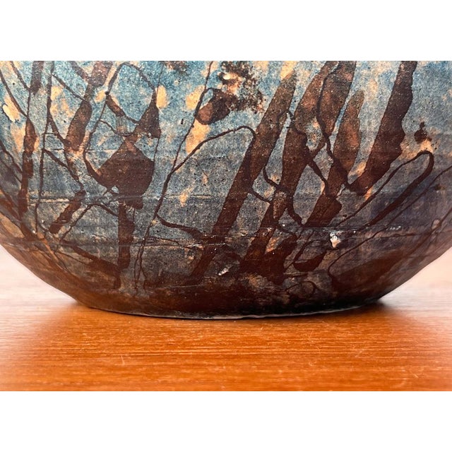 Ceramic Mid-Century Modern Brutalist German Studio Pottery Vase by Gerhard Liebenthron, 1975 For Sale - Image 7 of 17