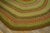 1950s Colorful Medallion Modern Vintage American Braided Rug 9' X 12' 6" Cotton Carpet For Sale In New York - Image 6 of 12