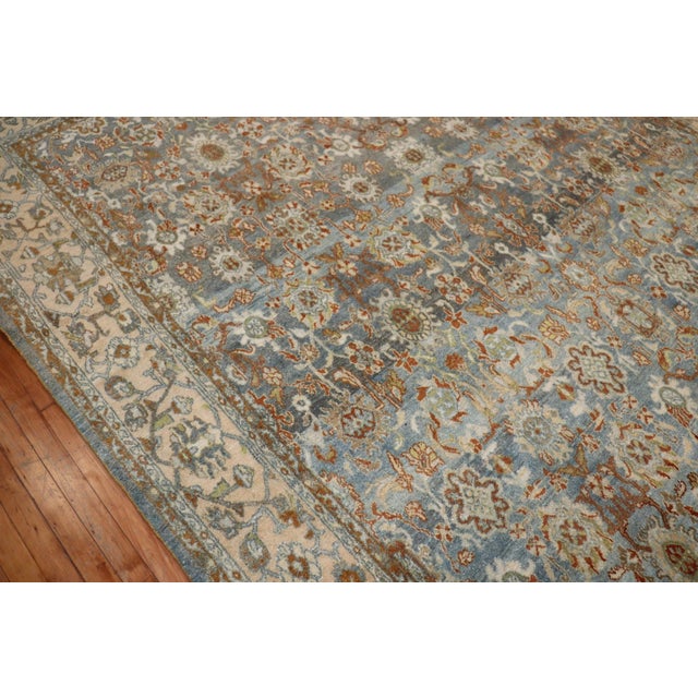 Early 20th Century Stunning Antique Persian Bibikabad Room Rug , 9' X 12' For Sale - Image 5 of 9