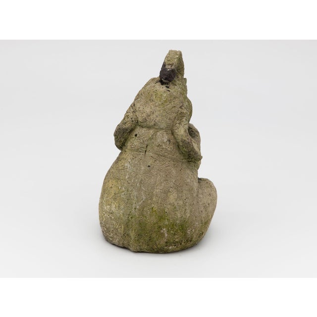Gray Composite Stone Elephant Garden Statue, England Late 20th C. For Sale - Image 8 of 8