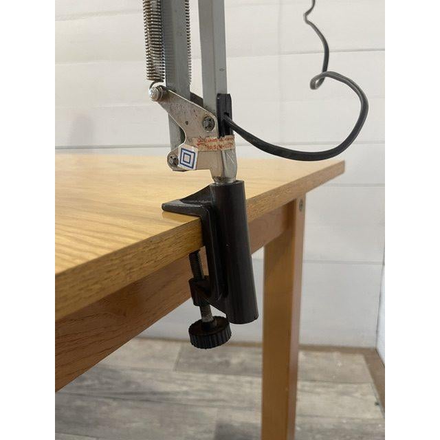 Vintage Desk Lamp in Grey, 1960s For Sale - Image 7 of 9