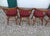 Swiss-American Tell City Pub Chairs in Solid Hard Rock Maple Dining Chairs. Set of Six With Red /Maroon Cushions. For Sale In Dallas - Image 6 of 9