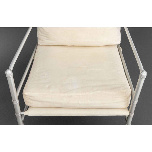 White Warren McArthur Art Deco Easy Chair For Sale - Image 8 of 10