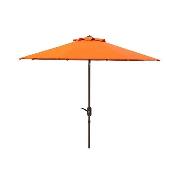 Not Yet Made - Made To Order Outdoor UV Resistant Ortega 9 ft Auto Tilt Crank Umbrella - Orange For Sale - Image 5 of 5