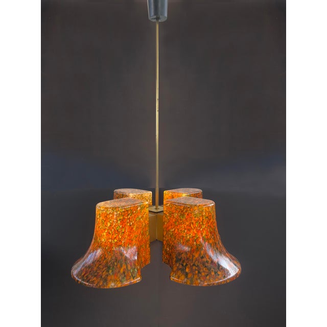 Art Glass Ceiling Lamp from Peill Putzler, Germany, 1960s For Sale - Image 14 of 18