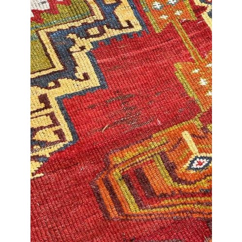 Colourful Kurdish Rug, 1890s For Sale - Image 15 of 18