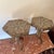 Boho Chic Vintage 1950s Inlaid Hexagon Table ~ a Pair For Sale - Image 3 of 12