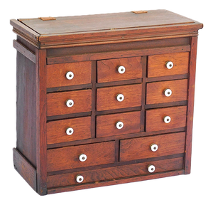 19th C. Pennsylvania Apothecary / Spice Cabinet