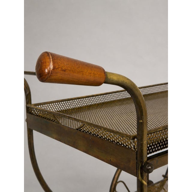 1950s Mid-Century Bar Trolley from Firma Svenskt Tenn, Sweden, 1950s For Sale - Image 5 of 9