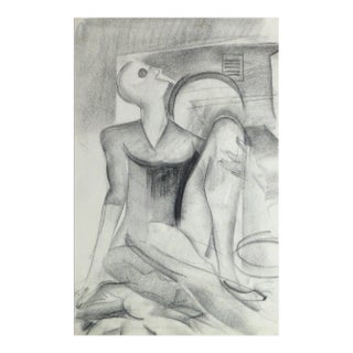 Abstract Pencil Figure For Sale