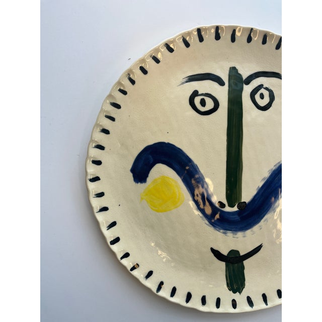 2020s Contemporary Slab Built Ceramic Platter For Sale - Image 5 of 6