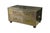 Mid-Century Modern 1970s Sarreid Brass Clad Nailhead Dresser Chest of Drawers Campaign Console 34" For Sale - Image 3 of 11