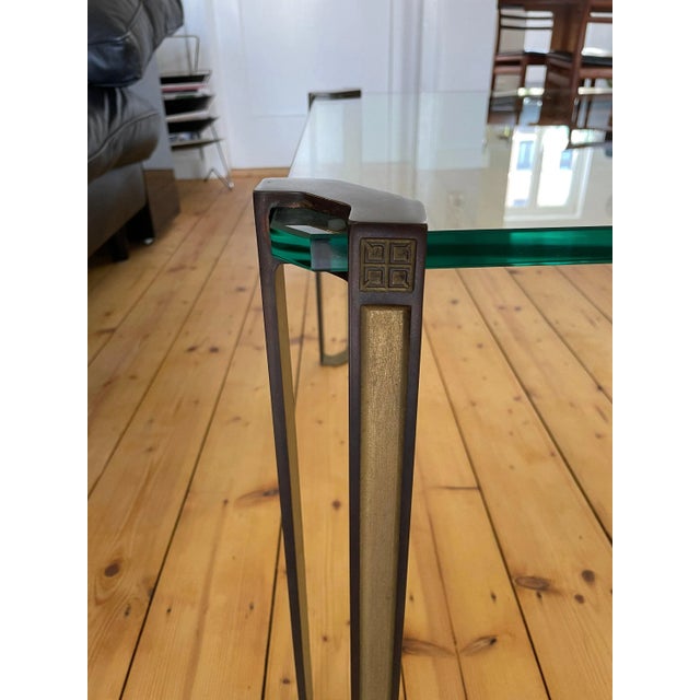 Mid-Century Modern Brass Coffee Table by Peter Ghyczy, 1970s For Sale - Image 9 of 11