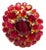Bochic "Orient" Vintage Ruby 40 Carats Ring Set In 18K Gold & Silver For Sale