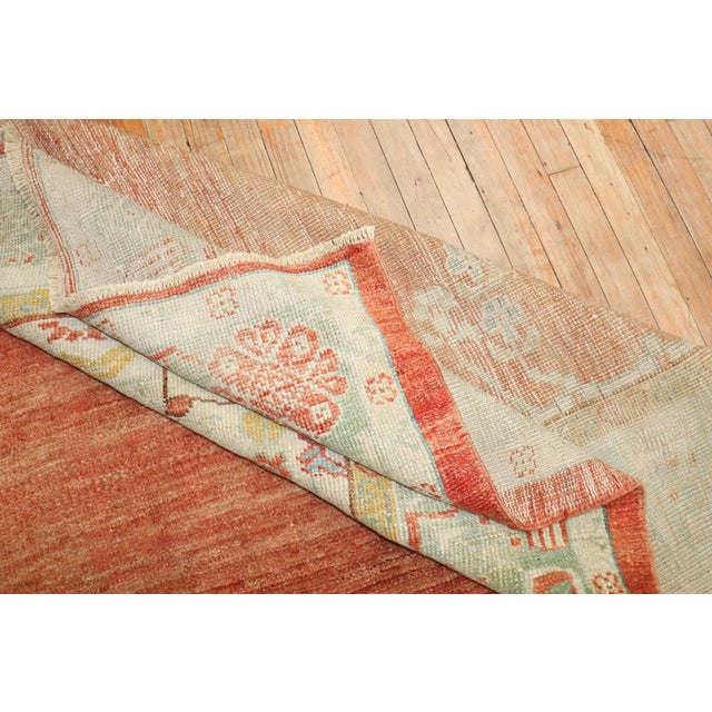 Textile Early 20th Century Antique Zabihi Collection Turkish Oushak Square Rug - 8'10" x 10' For Sale - Image 7 of 10