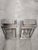 Chapman & Myers Chapman & Myers Polished Nickel Linear Wall Lanterns- A Pair For Sale - Image 4 of 15