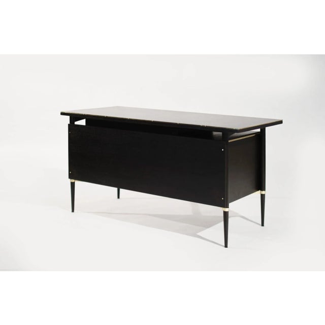 Ebonized Mahogany Desk by Paul McCobb, Connoisseur Collection, C. 1950s For Sale In New York - Image 6 of 12