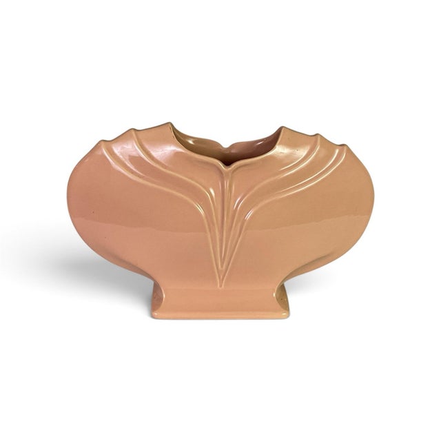 Art Deco McCoy-#444-Art Deco Vase-Circa 1980 For Sale - Image 3 of 7