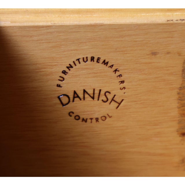Mid 20th Century Arne Wahl Iversen Danish Modern Teak Six-Drawer Tall Dresser, Attributed For Sale - Image 11 of 11