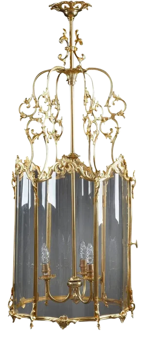 Large 19th Century Louis XV Style Lantern