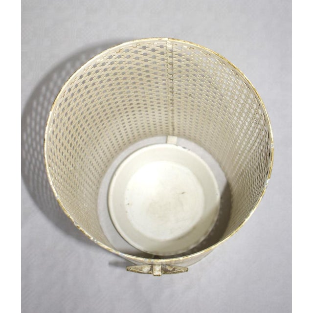 Metal Umbrella Stand in the style of Mathieu Matégot, 1950s For Sale - Image 7 of 8