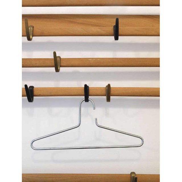 Up to 12 beautiful and heavy chrome-plated hangers made in Austria in the 1970s. These very solid and stylish pieces are...