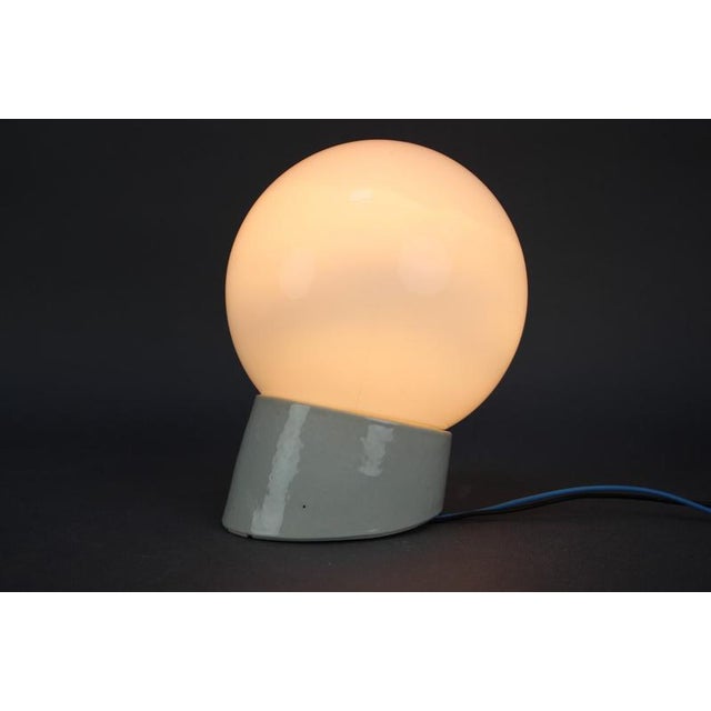 White Mid-Century Wall Light, Former Czechoslovakia, 1970s For Sale - Image 8 of 9