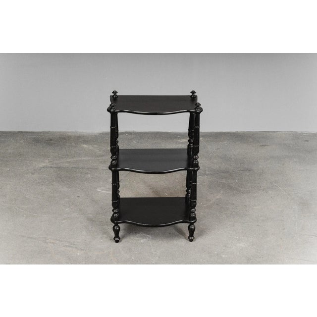 Wood Small Gründerzeit-Era Tiered Serving Stand For Sale - Image 7 of 12