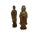 Metal Pair of Asian Cast Iron Buddha Figures For Sale - Image 7 of 7