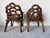 1980s Vintage Chinese Organic Root Bamboo Rustic Club Armchairs – A Pair For Sale - Image 5 of 12