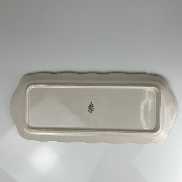 1950s Réverbère Cake Dish from KG Luneville, 1950s For Sale - Image 5 of 9