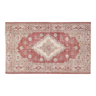 Vintage Turkish Anatolian Hand Knotted Wool Rug, 4'2''x7'1'' For Sale