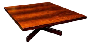Chanceler Coffee Table in Rosewood and Metal, Jorge Zalszupin, 1960s