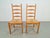 Charlotte Perriand Vintage Brutalist Wicker Ladder Chairs, 1960s, Set of 2 For Sale - Image 4 of 12
