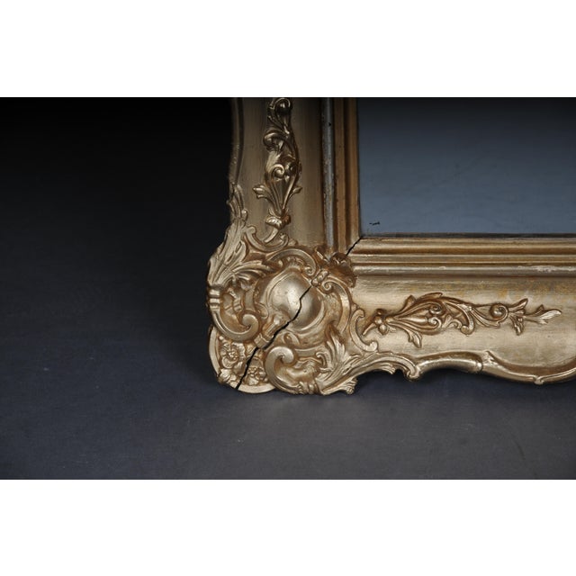 Late 19th Century Gilded Wall Mirror, Germany, 1870s For Sale - Image 5 of 16