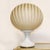 White and Beige Swirl Murano Glass Globe Table Lamp For Sale - Image 6 of 8
