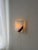 Architectural Stained Glass Wall Lamp with Textured Glass For Sale - Image 11 of 12