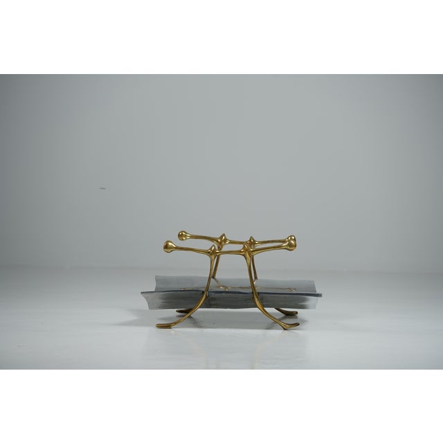 Vintage Sculptural Newspaper Rack by David Marshall, 1980s For Sale - Image 4 of 15