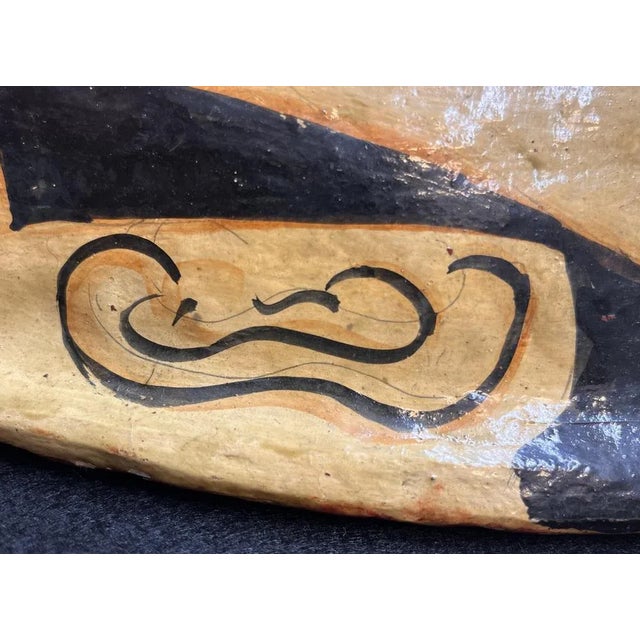 Papier Mâché Mask, 1960s For Sale - Image 4 of 8