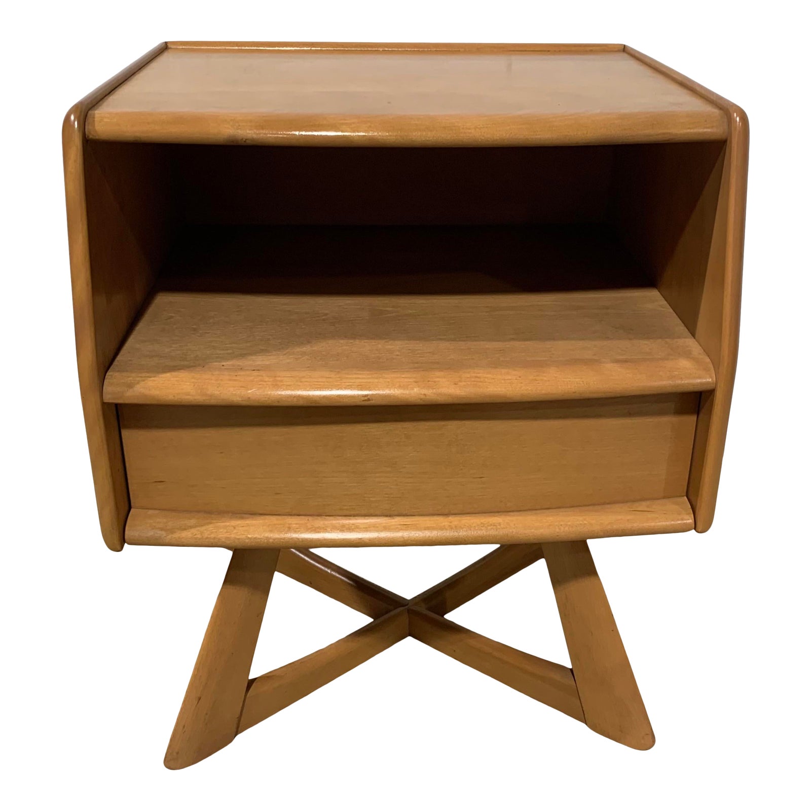 20th Century Heywood Wakefield Sculptura Nightstand Chairish