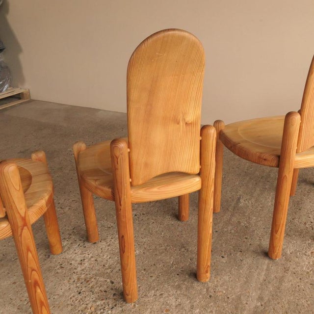 Vintage Dining Chairs in Pine For Sale - Image 13 of 17